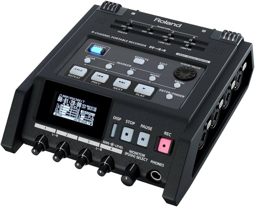 Amazon | Roland ローランド 4チャンネルポータブルレコーダー R-44E