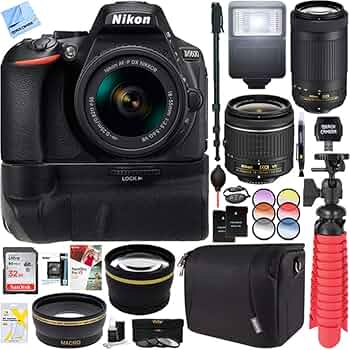 Amazon.com : Nikon D5600 24.2 MP DX-Format DSLR Camera with AF-P