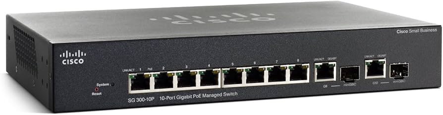 Amazon.com: Cisco Small Business Sg300-10P - Switch - L3 - Managed