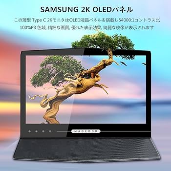 Amazon.co.jp: Viewturbo 有機elモバイルモニター 13.3インチ 2K