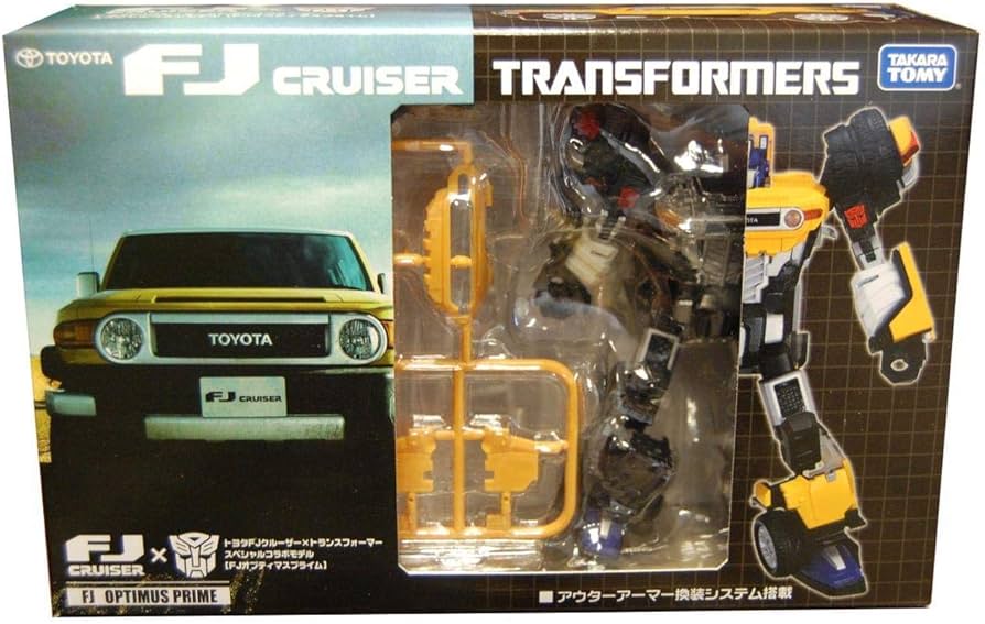 Amazon.com: TOYOTA FJ Cruiser X Transformers Optimus Prime : Toys