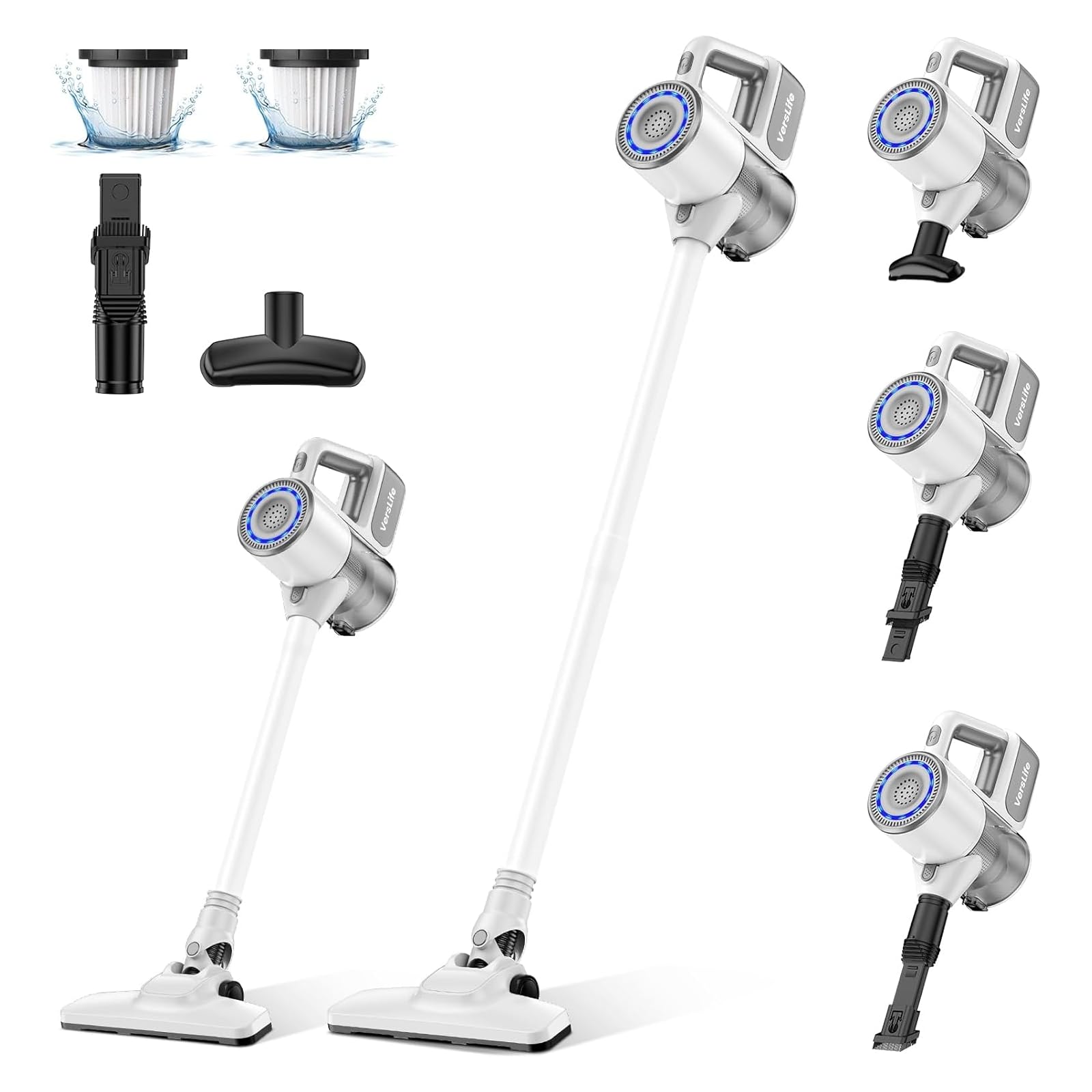 Amazon | 掃除機 コードレス 38000pa強力吸引『2025新設計&超軽量