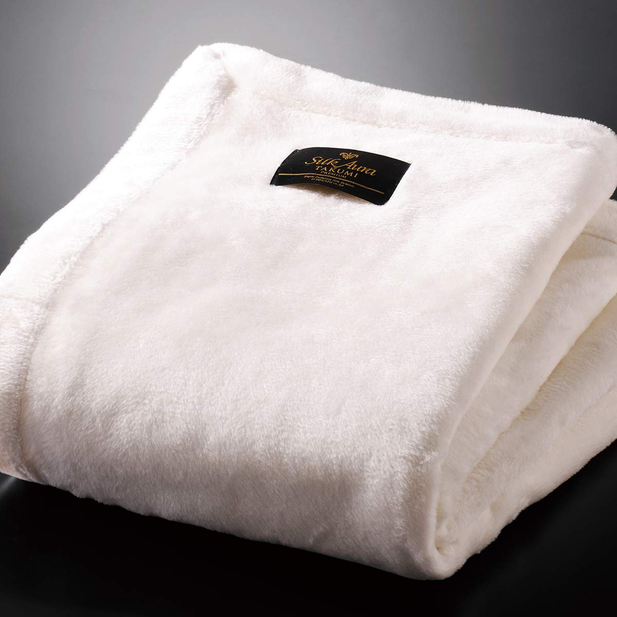 Amazon｜Silk Aura 匠 PREMIUM 掛け毛布 S(シングル) ピュアホワイト