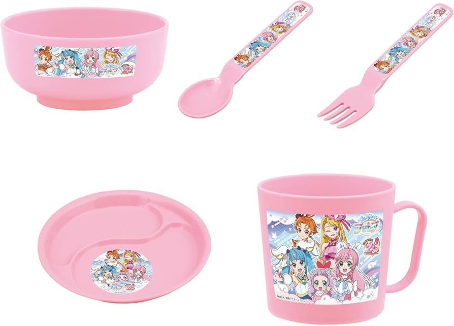 Amazon | ひろがるスカイ！プリキュア ランチ皿 手付コップ お碗
