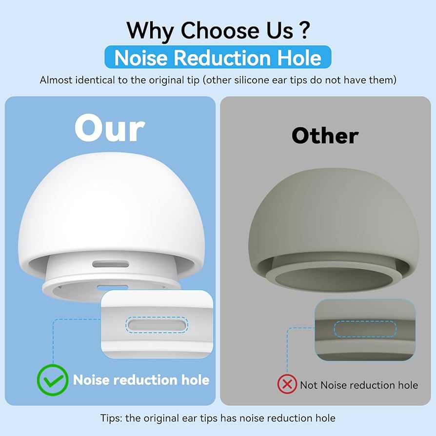 Amazon | Pohgelan AirPods Pro 第2世代/第1世代交換用イヤーチップ