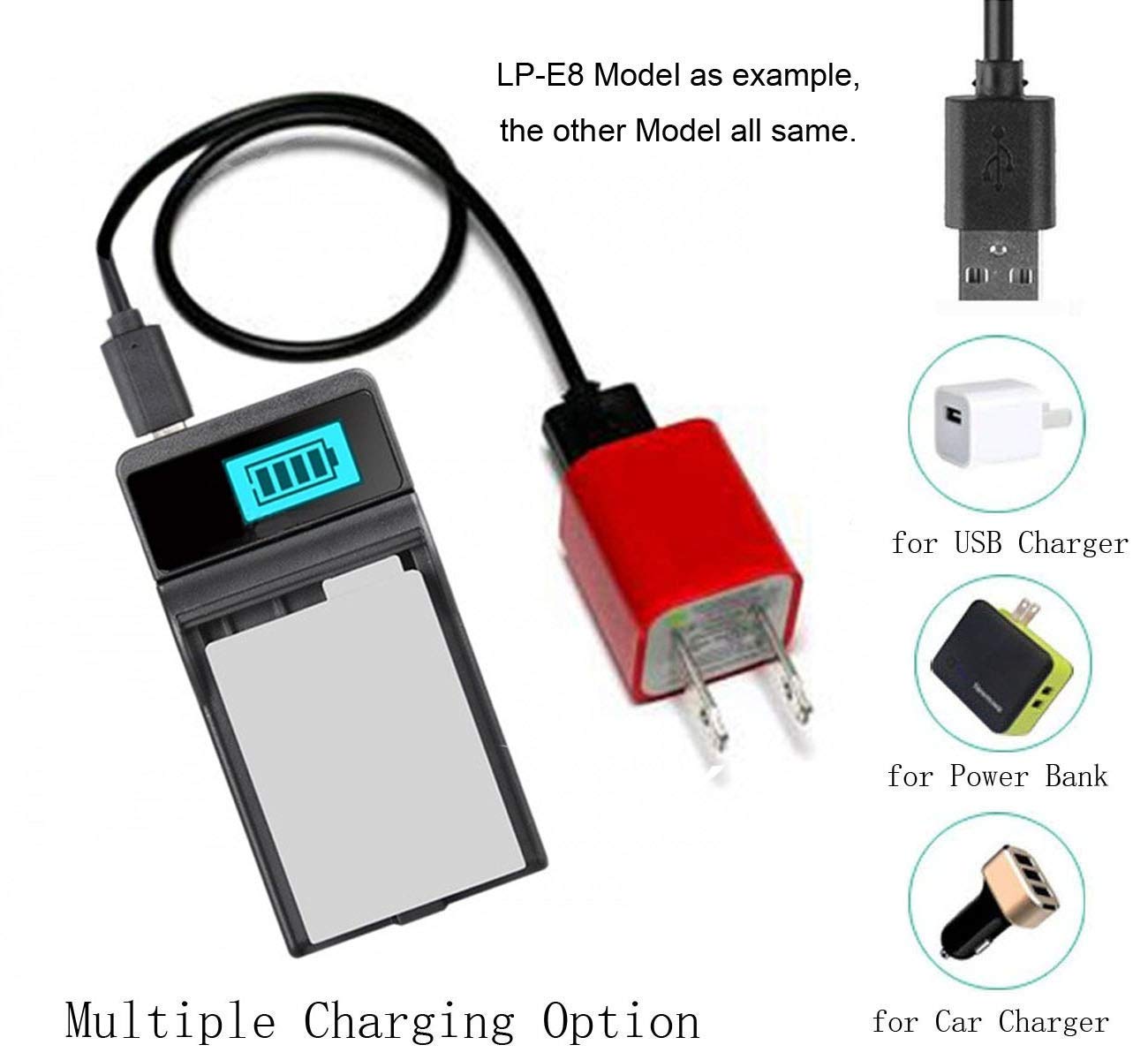 Amazon.com : LCD USB Battery Charger for Nikon Coolpix S6000