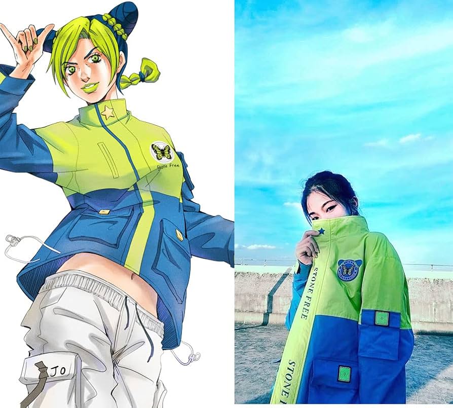 Amazon | ジョジョの奇妙な冒険 アウトドアジャケット 空条徐倫