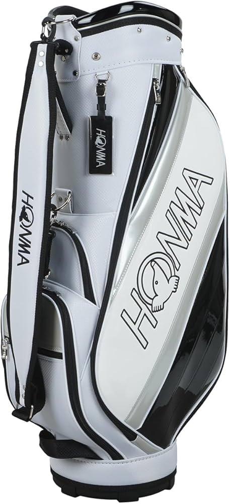 Amazon | 本間ゴルフ HONMA キャディバッグ キャディバッグ ホワイト