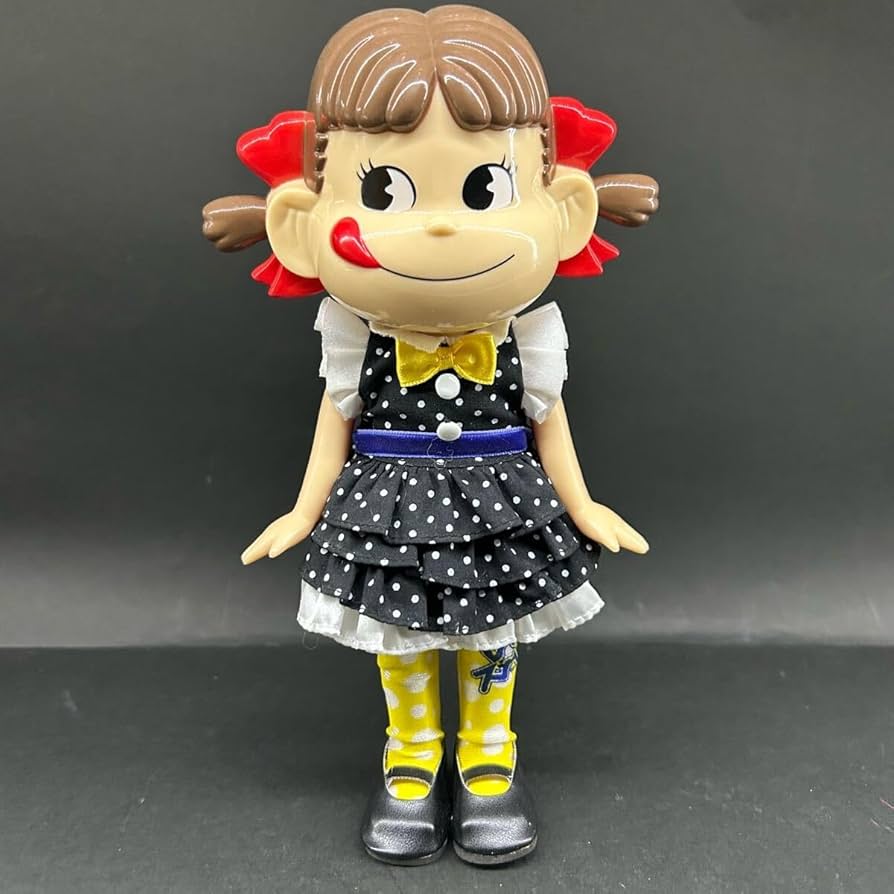 Amazon | 不二家 レモンスカッシュ 40周年記念 レア ペコちゃん人形