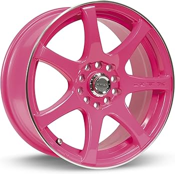 Amazon.co.jp: インク、15X6.5、4X100/114.3、40、73.1、ピンク 081117