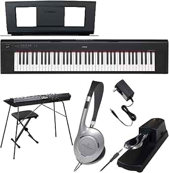 Amazon | YAMAHA NP-32 BK キーボード 専用スタンド ヘッドホン・イス