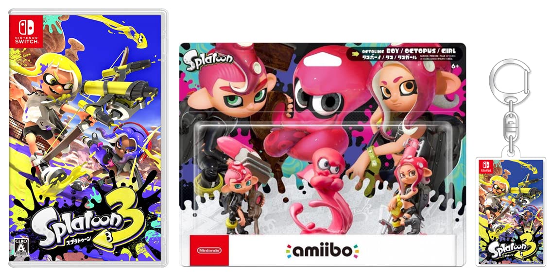 Amazon.co.jp: スプラトゥーン3 -Switch +amiibo トリプルセット