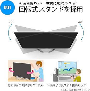 Amazon.co.jp: シャープ 55V型 液晶 テレビ AQUOS LC-55US40 4K HDR