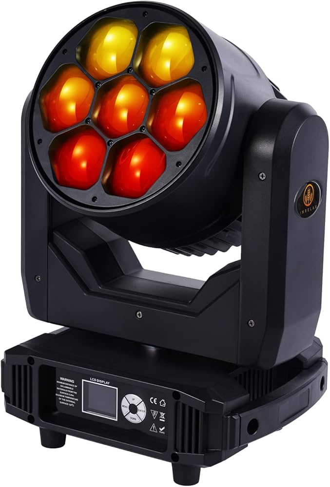 Amazon.co.jp: IMRELAX B-Eye 7x40W RGBW LED ムービングライト Wash