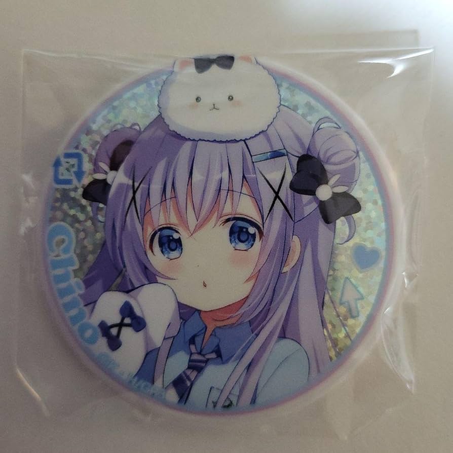 ごちうさ チノ 缶バッジ ハートポーズ ごちうさ チノ 缶バッジ C97