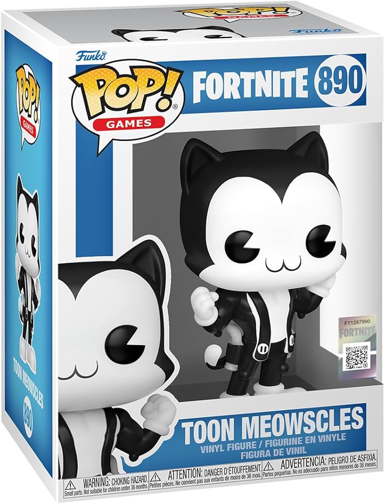 Amazon.com: Funko POP! Games: Fortnite - Toon Meowscles
