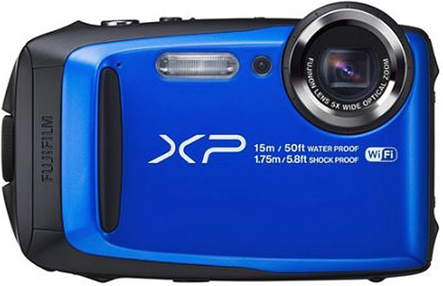 Amazon.com : Fujifilm FinePix XP95 Waterproof Digital Camera, Blue