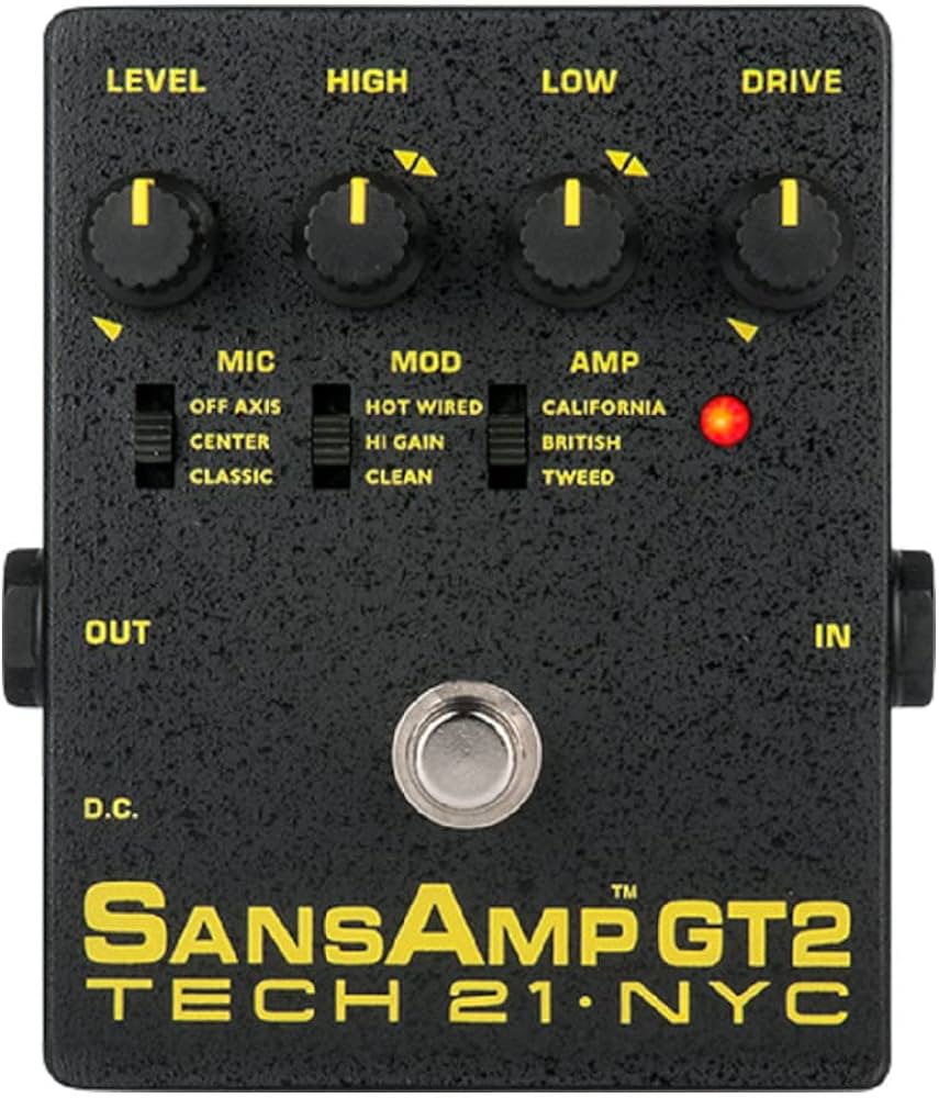 Amazon.com: Tech 21 GT2 SansAmp GT2 : Musical Instruments