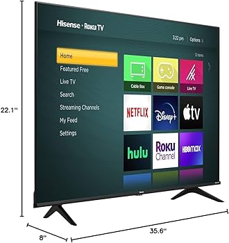 Amazon.com: Hisense 40-Inch Class H4 Series LED Roku Smart TV with
