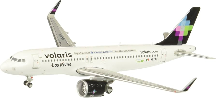 Amazon.co.jp: Gemini Jets 1:400 Airbus A320 NEO VOLARIS 'Los Rivas