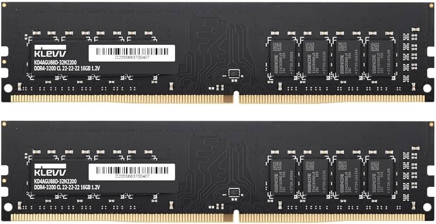 Amazon.co.jp: KLEVV DDR4 32GB (2x16GB) 3200MHz CL22 1.2V UDIMM