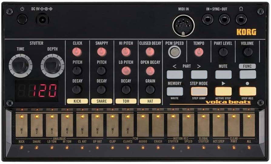 Amazon.com: Korg Volca Beats Analog Rythem Machine w/Electribe
