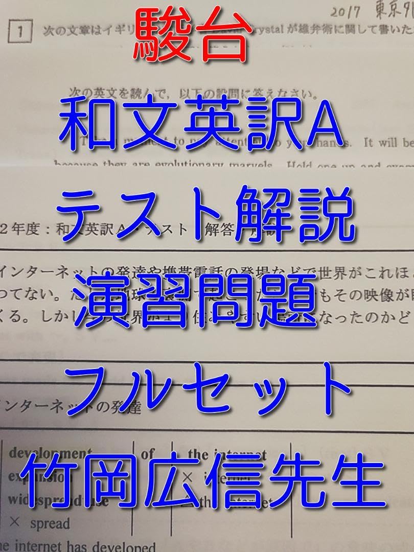 駿台の竹岡先生による語法文法研究Sプリントフルセット 英語 鉄緑会