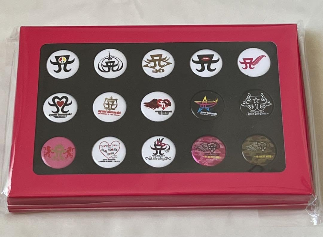 Amazon.co.jp: 浜崎あゆみ 15周年 缶バッジ 15個 セット 会員特典 あゆ