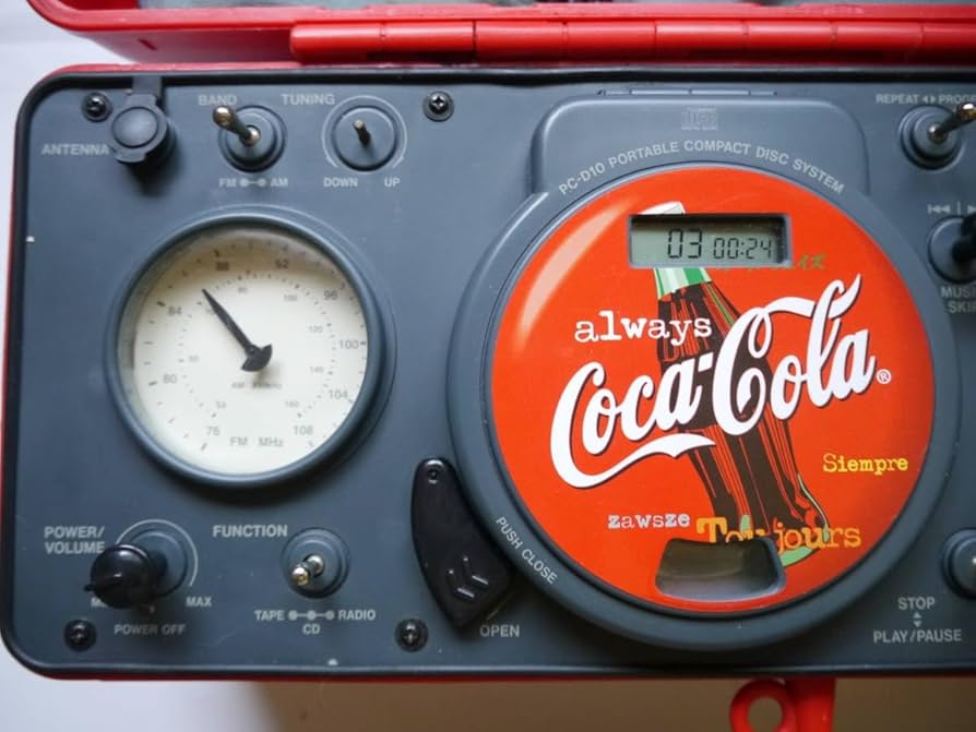 Amazon.co.jp: コカコーラ ラジカセ TEAC PC-D10 レア : ホビー