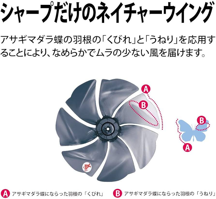 Amazon | シャープ 扇風機 リビングファン DCタイプ ハイポジション