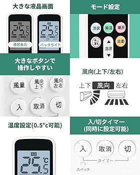 Amazon.co.jp: WUXIAOCSG パナソニック用 エアコンリモコン 家庭用