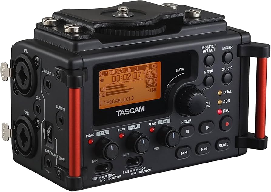 Amazon.com: TASCAM 4-Channel Portable Audio Recorder for
