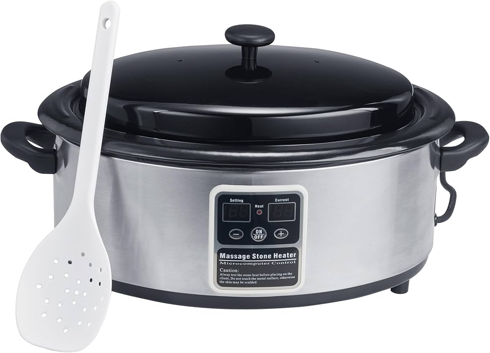 Amazon.com: Master Massage 6 Quart LED Hot Stone Warmer with