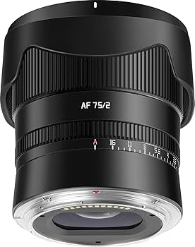 Amazon.co.jp: TTArtisan AF 75mm F2 Zマウント フルサイズ 単焦点