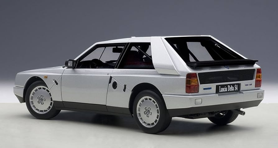 Amazon.com: Lancia Delta S4 Grey 1/18 Scale Diecast Car by Autoart