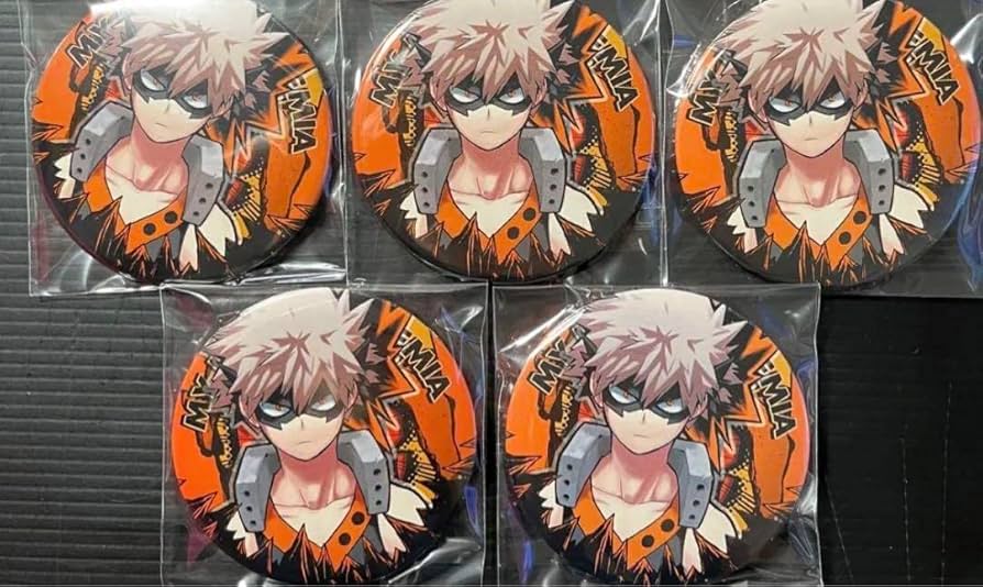 Amazon.co.jp: 僕のヒーローアカデミア 爆豪勝己 原作缶バッジ : おもちゃ