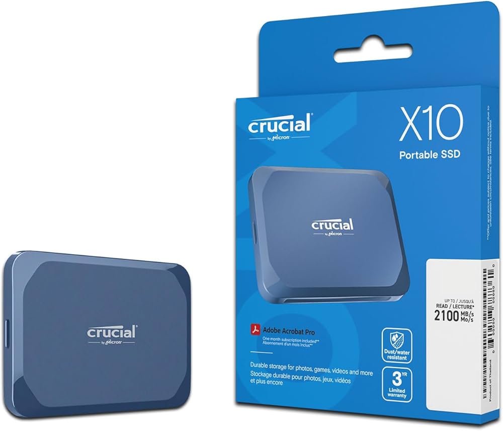Amazon | Crucial(クルーシャル) X10 外付け SSD 8TB USB3.2/Type-C