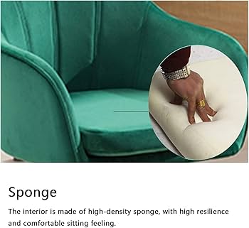 Amazon.co.jp: オフィスチェア グリーンベルベット モダンなホーム