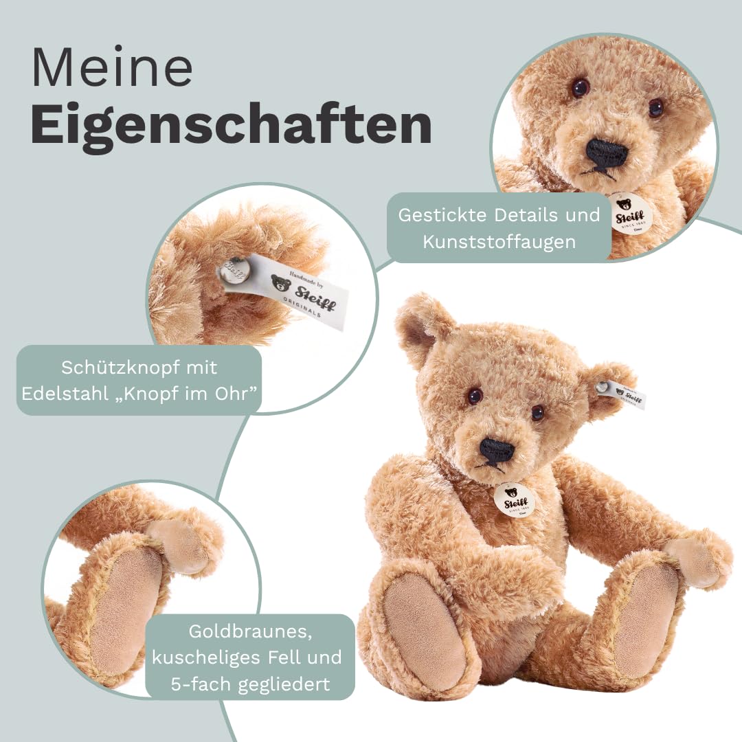 Amazon.co.jp: シュタイフ(Steiff) テディベア エルマー 32【日本正規