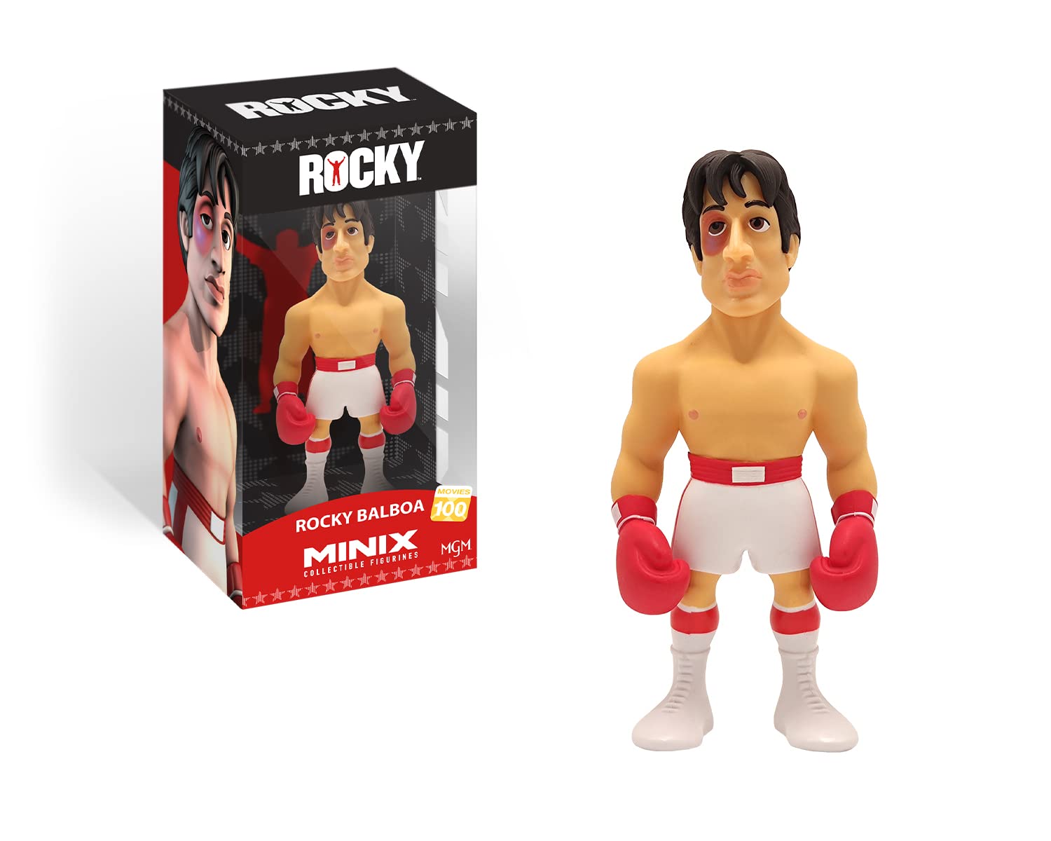 Amazon.com: Minix Rocky Balboa #100 12 cm Collectable Figure