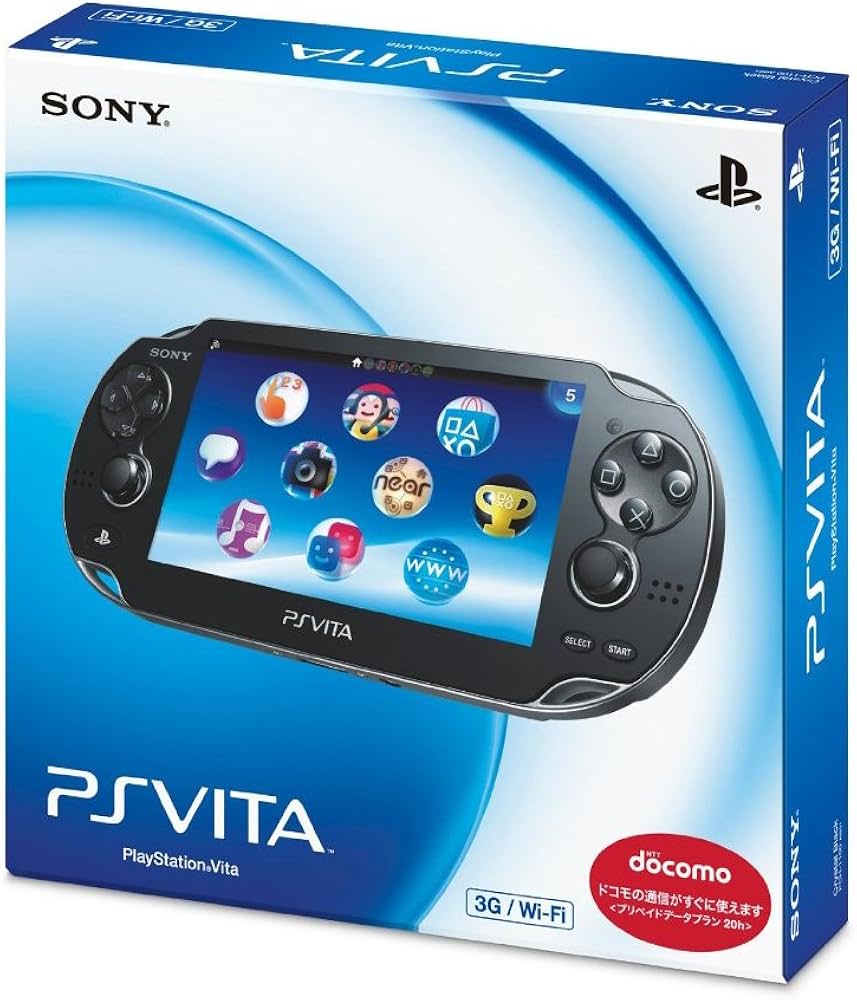 Amazon.com: Sony PlayStation Vita 3G / Wi-Fi Model Crystal Black