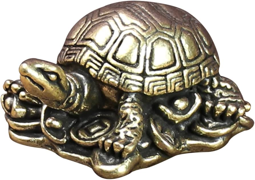 Amazon.co.jp: Yardenfun 装飾的な亀の像 富をもたらす亀の像 運を