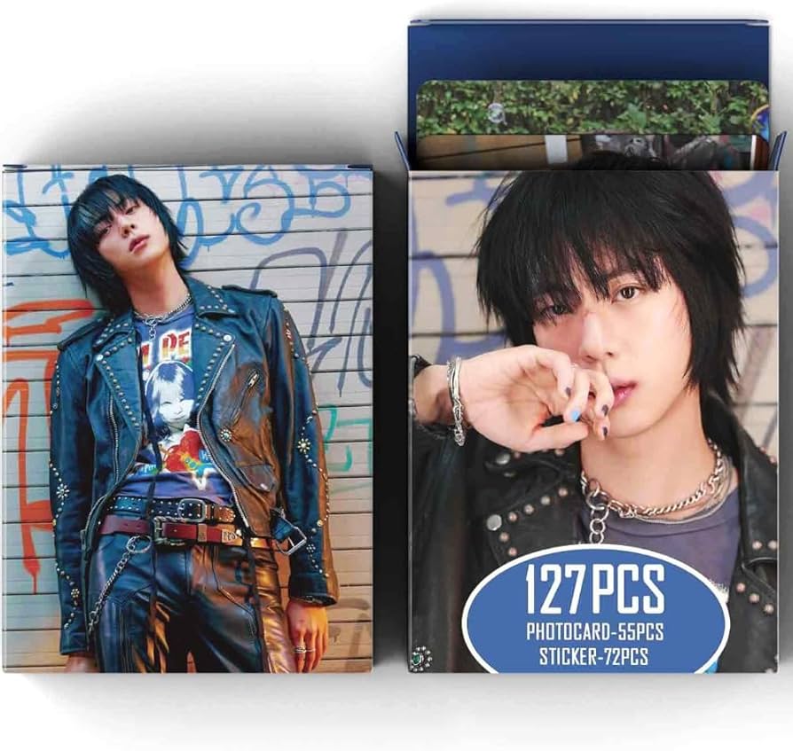 Amazon.com: haianallo 127 Pcs JIN Photocards Album Echo Merch Jin