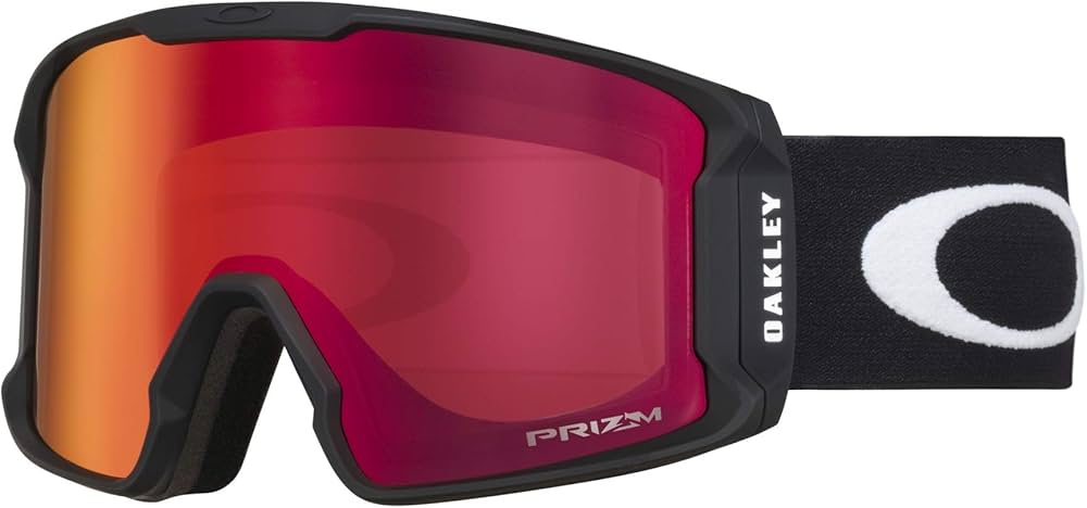 Amazon.com : Oakley Line Miner Snow Goggle (Matte Black Frame