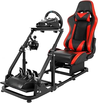 Amazon.co.jp: Dardooレーシングシミュレーター コックピット レッド