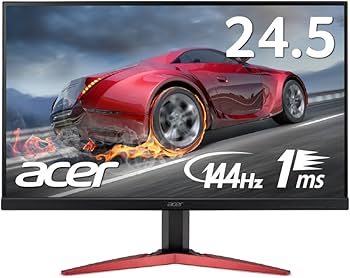Amazon.co.jp: Acer ゲーミング モニター KG251QFbmidpx (24.5インチ