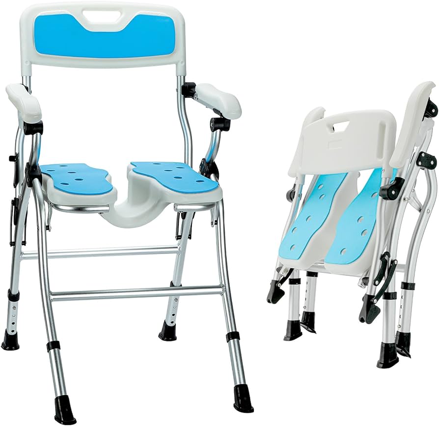 Amazon.co.jp: 折りたたみシャワーチェア【2024新登場シャワー 椅子