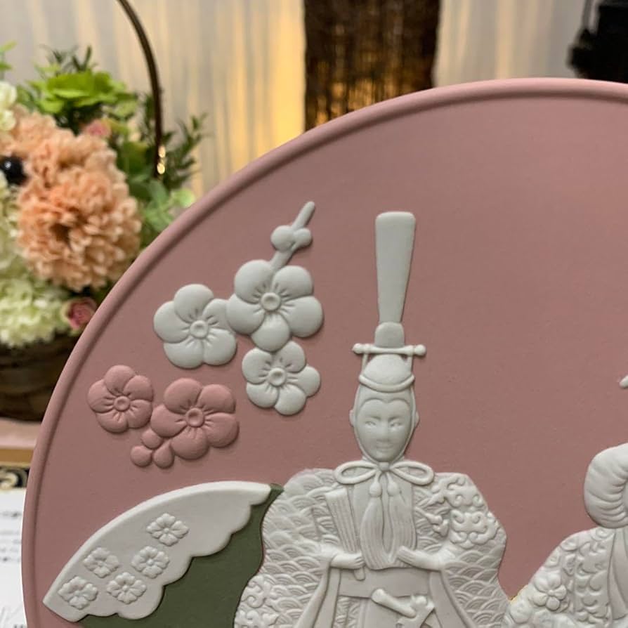 Amazon | 希少 ウェッジウッド ジャスパー 雛ドール ひな祭り プレート