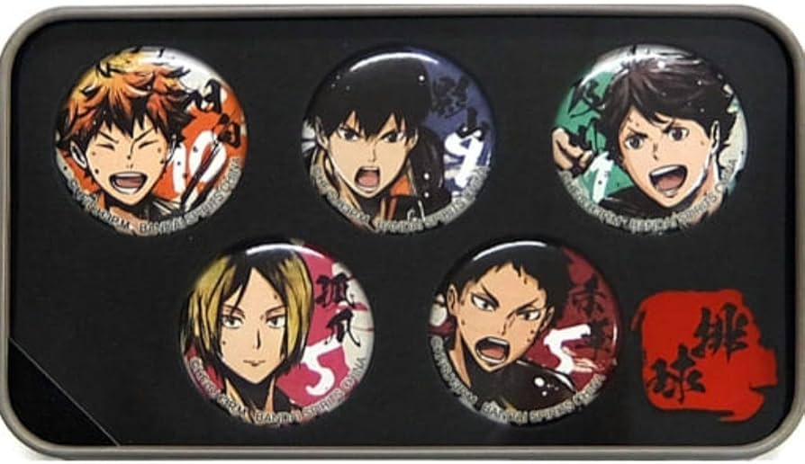 Amazon.co.jp: ハイキュー 一番くじ 歓喜の鼓動 B賞 缶バッジ 影山