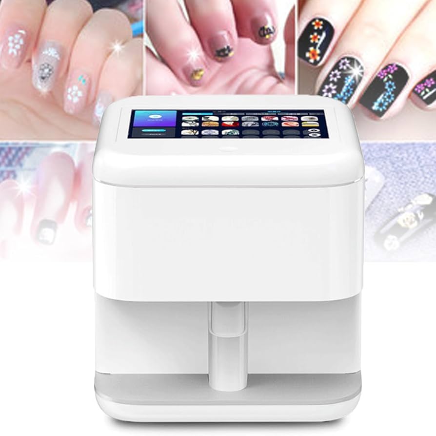 Amazon.co.jp: 3Dスマート自動ネイルプリンターマシン、鮮明でリアルな
